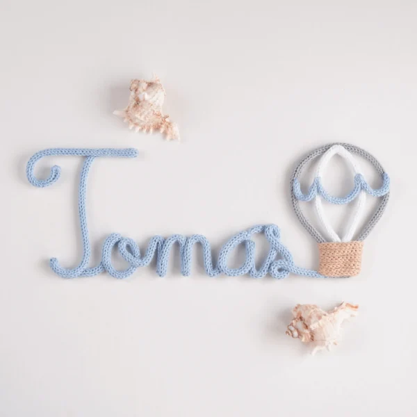 Nome Crochet Balão Ar